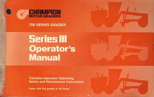 Series III Operator's Manual - L-4014-01 - 5/1991 Series III Operator's Manual - L-4014-01 - 5/1991